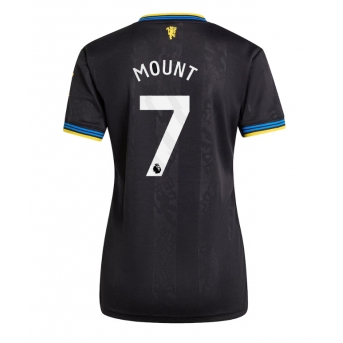 Manchester United Mason Mount #7 Maglia Gara Terza Repliche 2025-26 Donna Maniche Corte